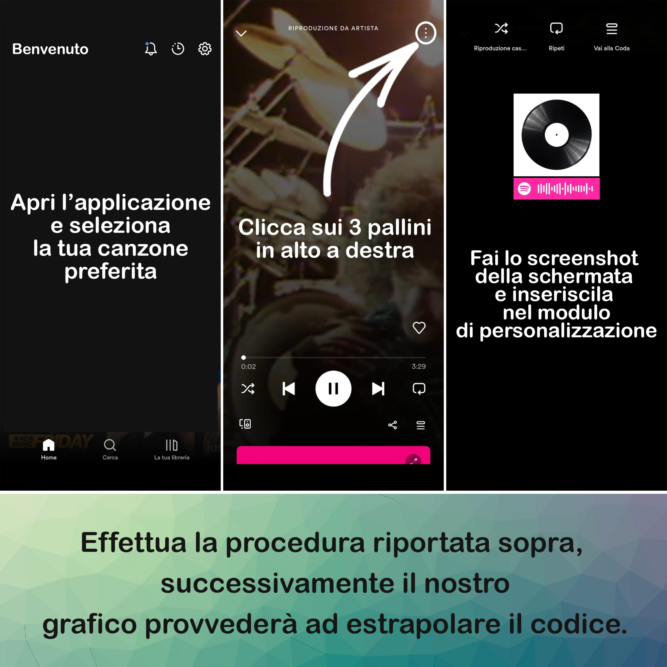 Portachiavi personalizzato cuore a metà in legno con codice Spotify - MED3D